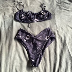 Skatie Melly Bottoms and Demi Top in Nola print